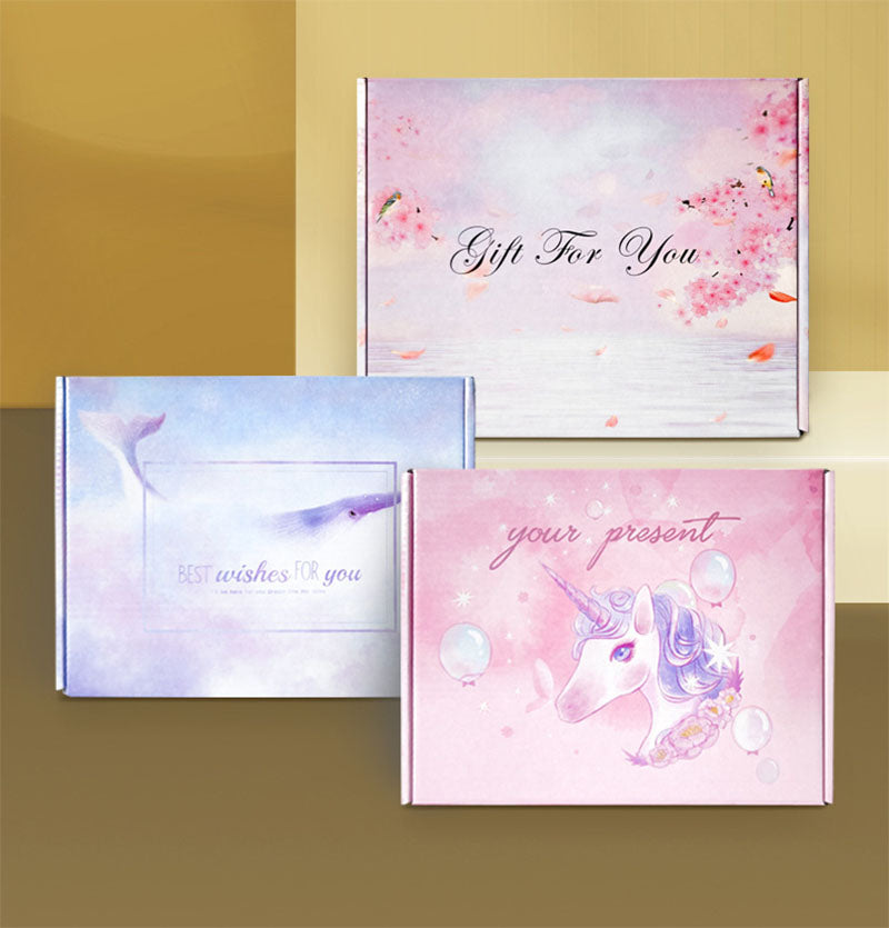 20 Pieces Zodiac Sign Pattern Shipping Boxes Corrugated Cardboard Box for Gift Shipping Mailing