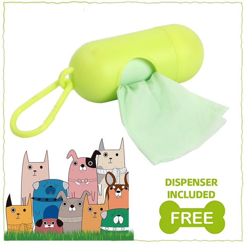 Eco-Friendly Dog Poop Bag 120 Counts Biodegradable Dog Waste Bags with 1 Dispenser Leak-Proof Pet Poop Bags