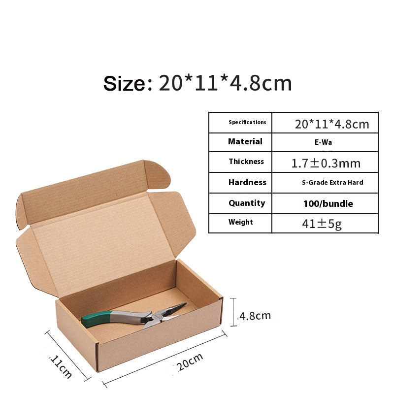 20pcs Brown Cardboard Shipping Boxes for Packaging Mailing for Small Business