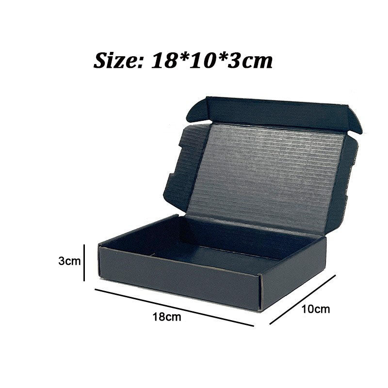 20 Pieces Black Color Shipping Boxes Cardboard Corrugated Mailer Packaging Boxes