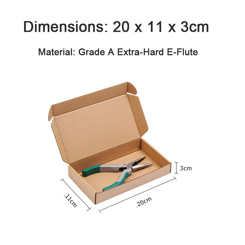 20 Piece Shipping Boxes Practical Medium-Sized Corrugated Packaging Boxes for Daily packaging of Most Small Items