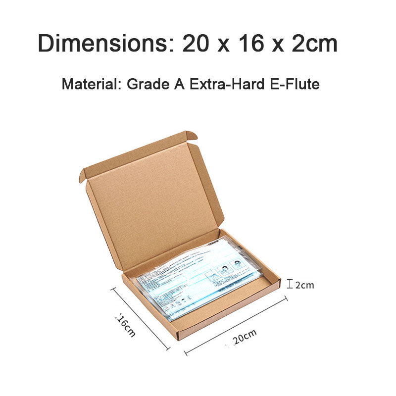 20 Piece Shipping Boxes Practical Medium-Sized Corrugated Packaging Boxes for Daily packaging of Most Small Items
