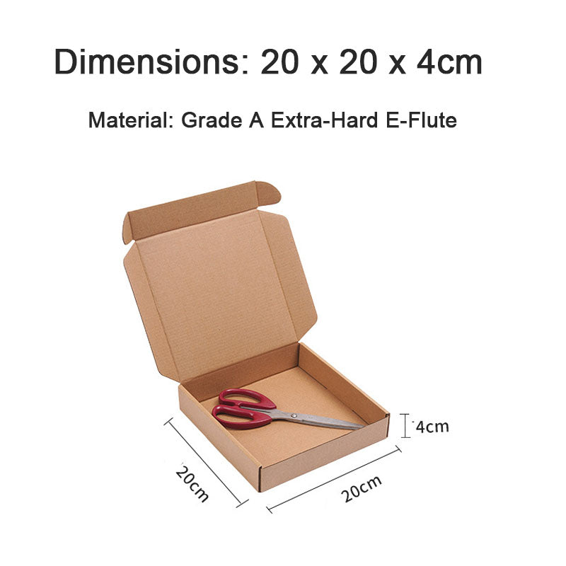 20 Piece Shipping Boxes Practical Medium-Sized Corrugated Packaging Boxes for Daily packaging of Most Small Items