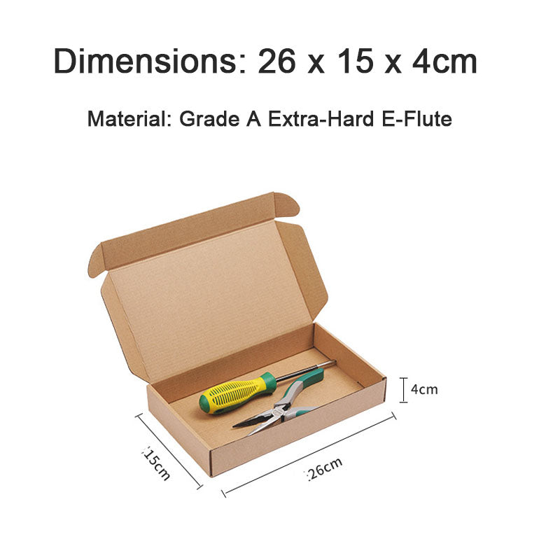20 Piece Shipping Boxes Practical Medium-Sized Corrugated Packaging Boxes for Daily packaging of Most Small Items