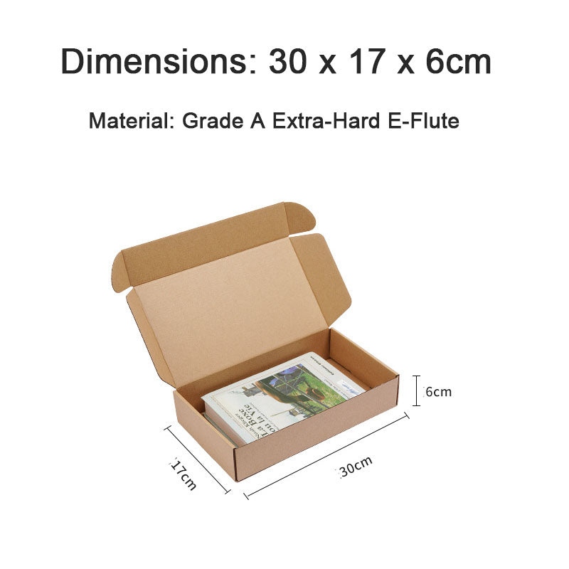 20 Pieces Shipping Boxes Home Use Corrugated Cardboard Packaging Boxes Suitable for Books Small Gift Boxes