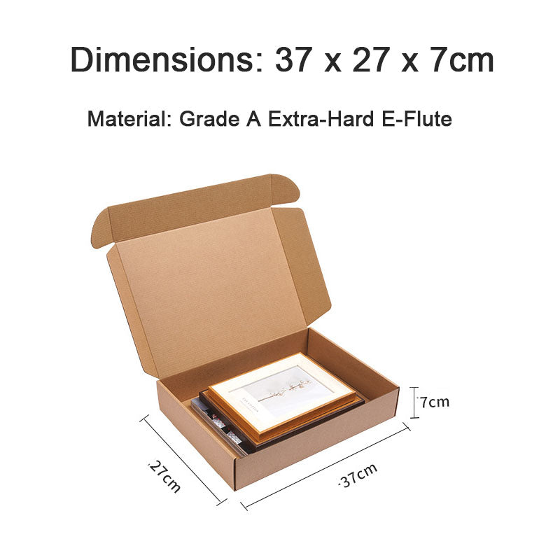 20 Pieces Shipping Boxes Home Use Corrugated Cardboard Packaging Boxes Suitable for Books Small Gift Boxes