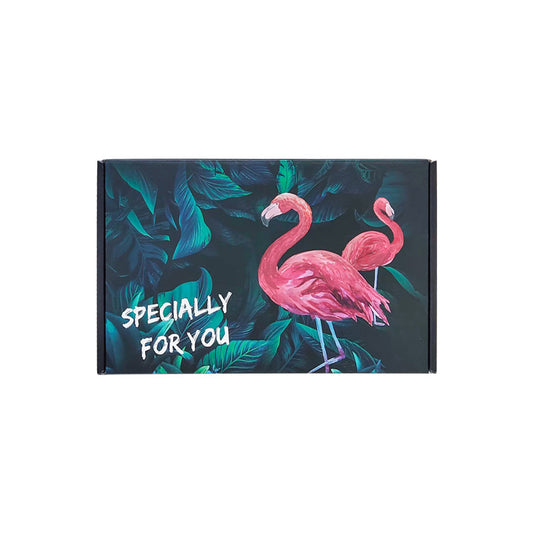 20 Pieces Fashion Flamingo Pattern Shipping Boxes Corrugated Cardboard Gift Boxes