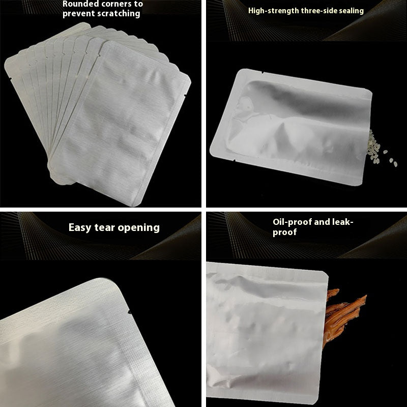 100pcs of Aluminum Foil Vacuum Sealer Hot Seal Commercial Grade Food Sealer Bags for Food Storage