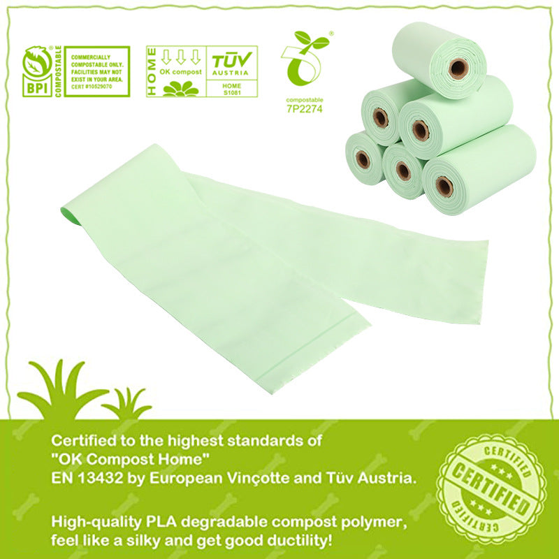 Eco-Friendly Dog Poop Bag 120 Counts Biodegradable Dog Waste Bags with 1 Dispenser Leak-Proof Pet Poop Bags