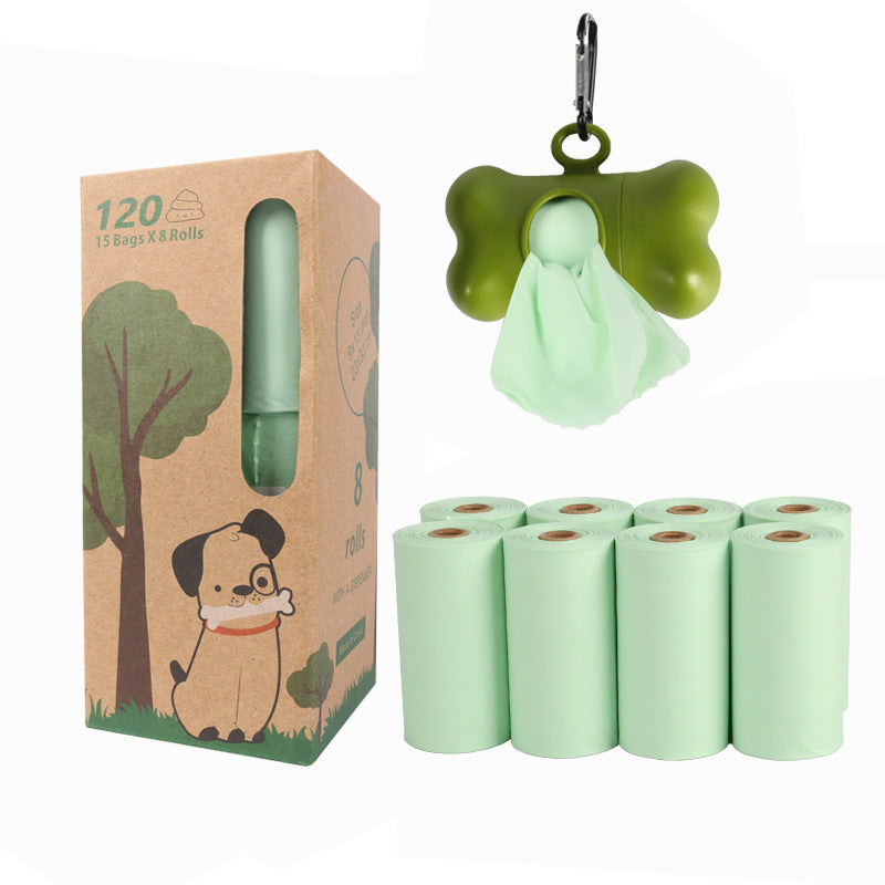 Eco-Friendly Dog Poop Bag 120 Counts Biodegradable Dog Waste Bags with 1 Dispenser Leak-Proof Pet Poop Bags