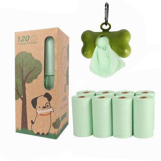 Eco-Friendly Dog Poop Bag 120 Counts Biodegradable Dog Waste Bags with 1 Dispenser Leak-Proof Pet Poop Bags