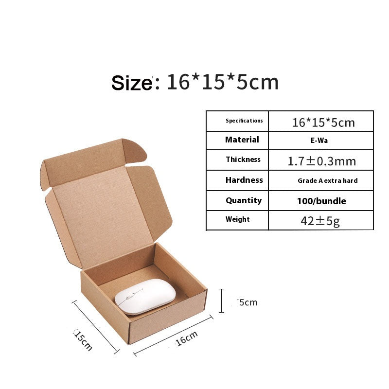 20pcs Brown Cardboard Shipping Boxes for Packaging Mailing for Small Business