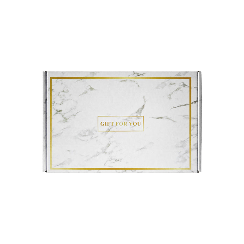 20 Pieces Marble Pattern Kraft Cardboard Box Perfect for Gift Shipping Mailing