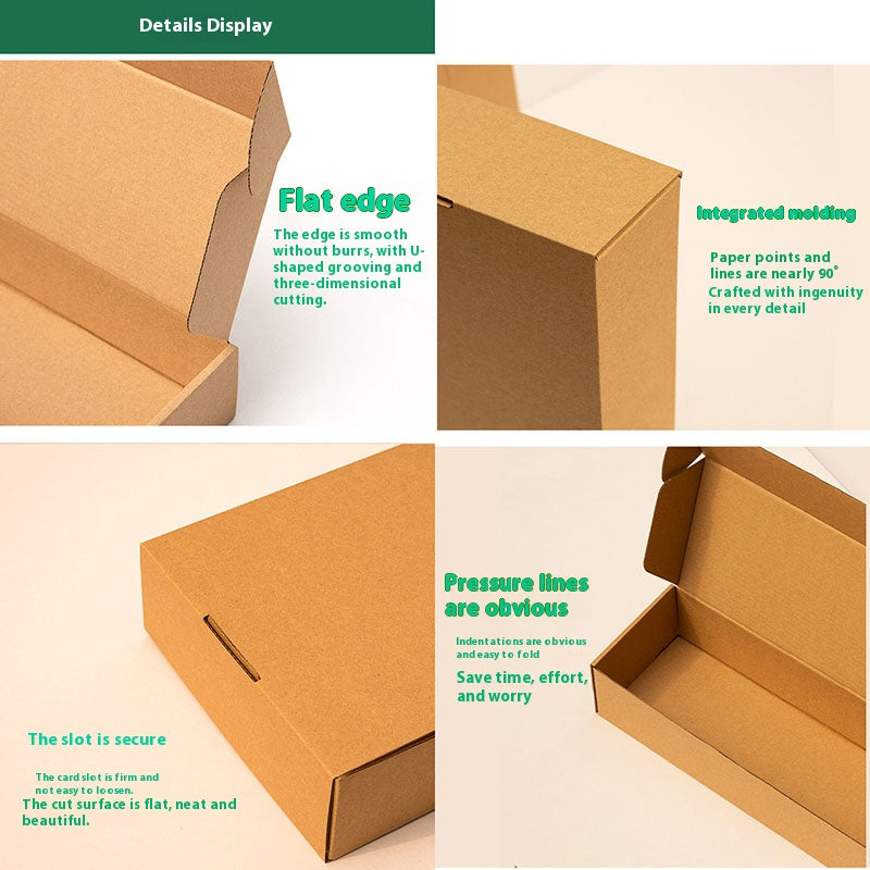 20 Piece Shipping Boxes Practical Medium-Sized Corrugated Packaging Boxes for Daily packaging of Most Small Items