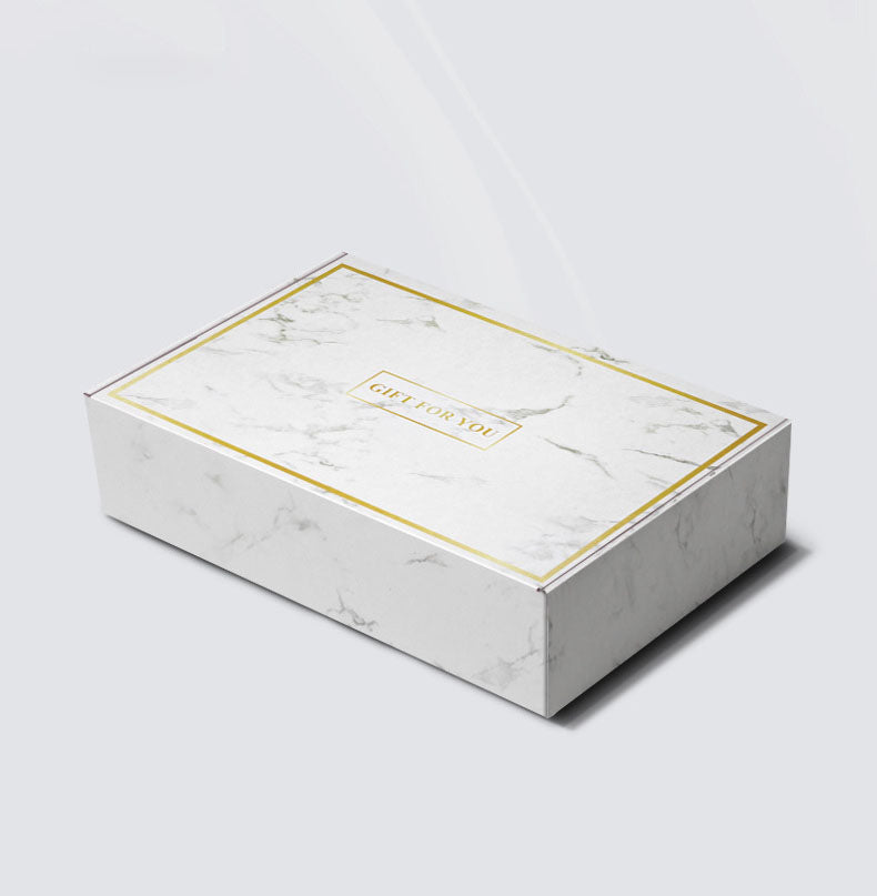 20 Pieces Marble Pattern Kraft Cardboard Box Perfect for Gift Shipping Mailing
