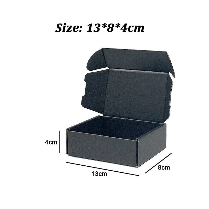 20 Pieces Black Color Shipping Boxes Cardboard Corrugated Mailer Packaging Boxes