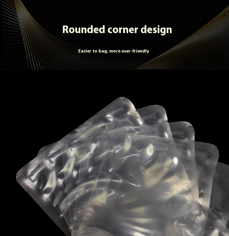 100pcs of Food-Grade High-Temp Retort Vacuum Bags Microwave & Boiling Safe Perfect for Home Cooking & Freezing
