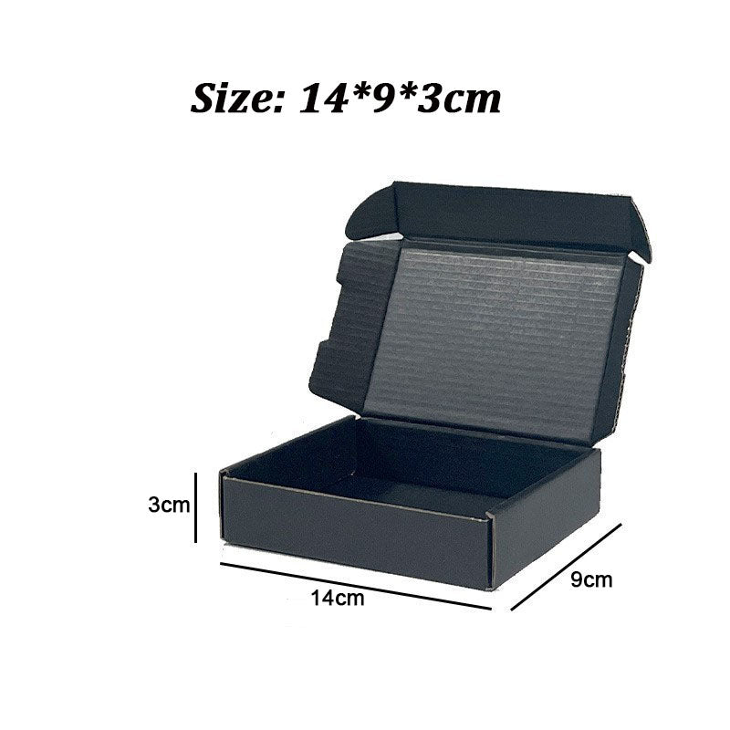20 Pieces Black Color Shipping Boxes Cardboard Corrugated Mailer Packaging Boxes