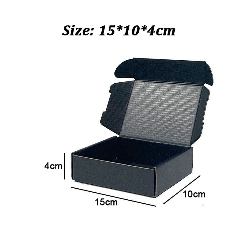 20 Pieces Black Color Shipping Boxes Cardboard Corrugated Mailer Packaging Boxes