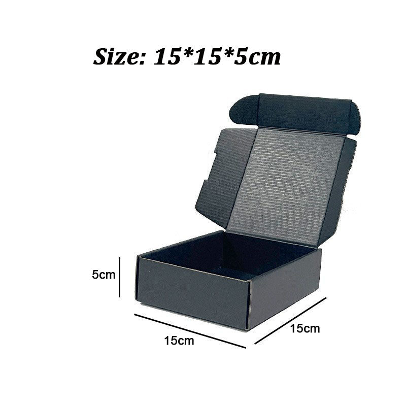 20 Pieces Black Color Shipping Boxes Cardboard Corrugated Mailer Packaging Boxes