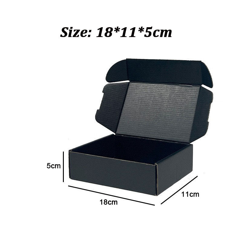 20 Pieces Black Color Shipping Boxes Cardboard Corrugated Mailer Packaging Boxes