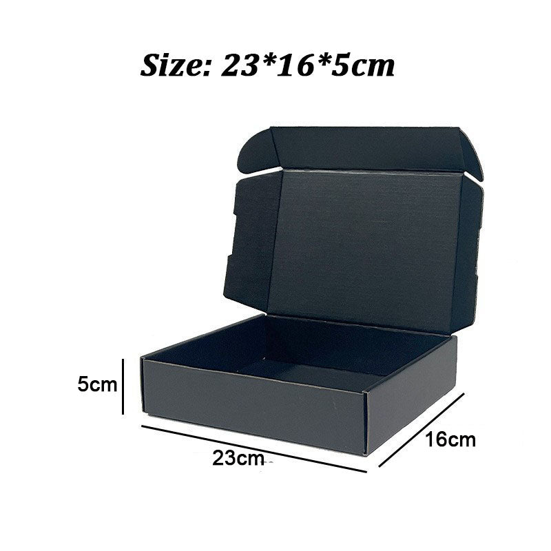 20 Pieces Black Color Shipping Boxes Cardboard Corrugated Mailer Packaging Boxes