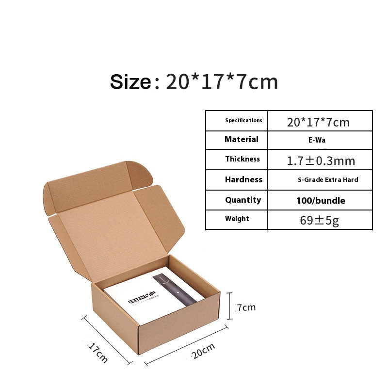 20pcs Brown Cardboard Shipping Boxes for Packaging Mailing for Small Business