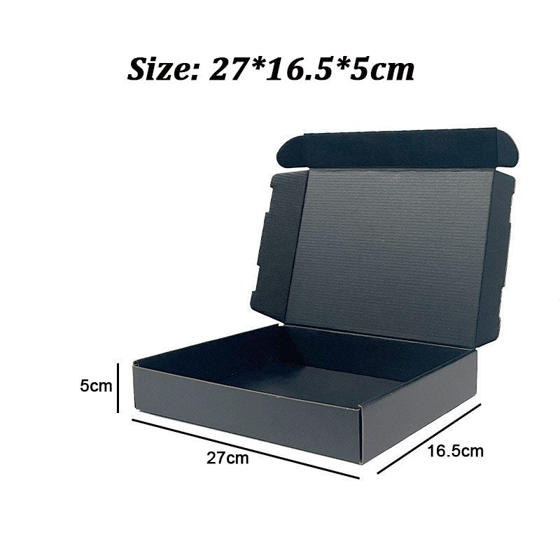 20 Pieces Black Color Shipping Boxes Cardboard Corrugated Mailer Packaging Boxes