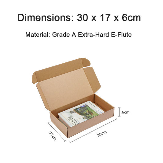 20 Pieces Shipping Boxes Home Use Corrugated Cardboard Packaging Boxes Suitable for Books Small Gift Boxes