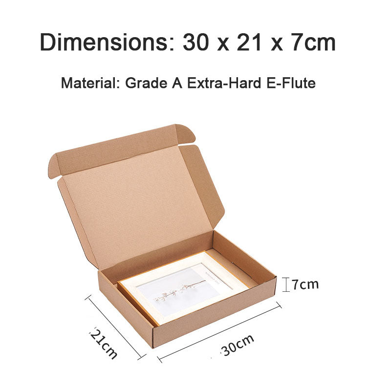 20 Pieces Shipping Boxes Home Use Corrugated Cardboard Packaging Boxes Suitable for Books Small Gift Boxes