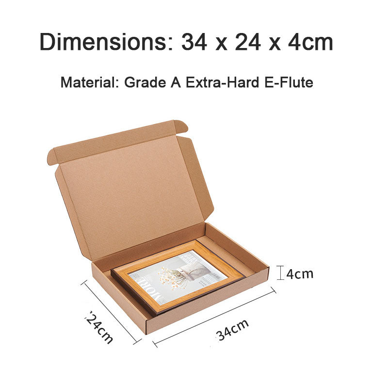 20 Pieces Shipping Boxes Home Use Corrugated Cardboard Packaging Boxes Suitable for Books Small Gift Boxes
