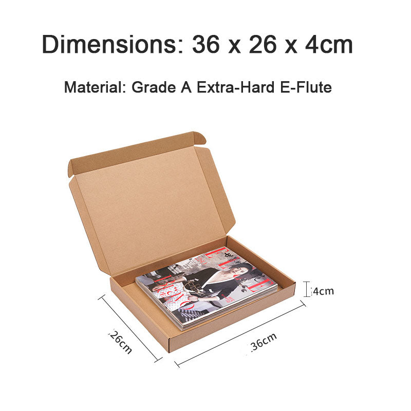 20 Pieces Shipping Boxes Home Use Corrugated Cardboard Packaging Boxes Suitable for Books Small Gift Boxes