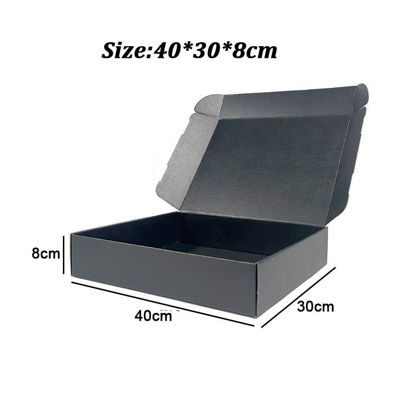 20 Pieces Black Color Shipping Boxes Cardboard Corrugated Mailer Packaging Boxes