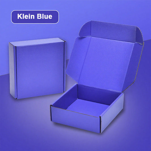20 Pieces Blue Color Corrugated Cardboard Boxes for Business Gift Box with Lids for Wrapping Present Packaging Mailing
