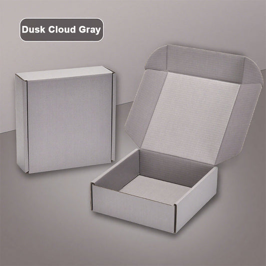 20 Pieces Gray Color Cardboard Shipping Boxes Recyclable Corrugated Boxes Gift Packaging Boxes